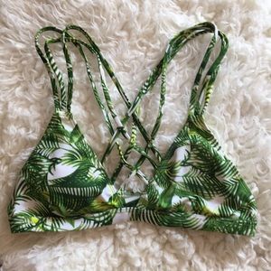 Tropical swim top